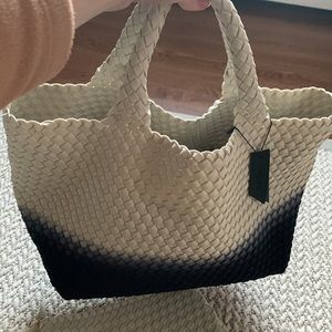 *NWT* Naghedi St. Barths Medium Tote in Black Sand